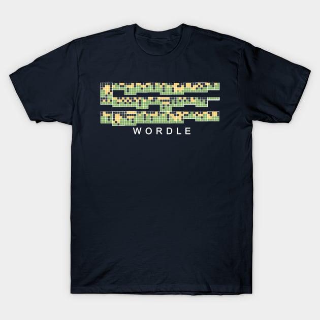 Wordle Puzzles T-Shirt by Amanda Bennett